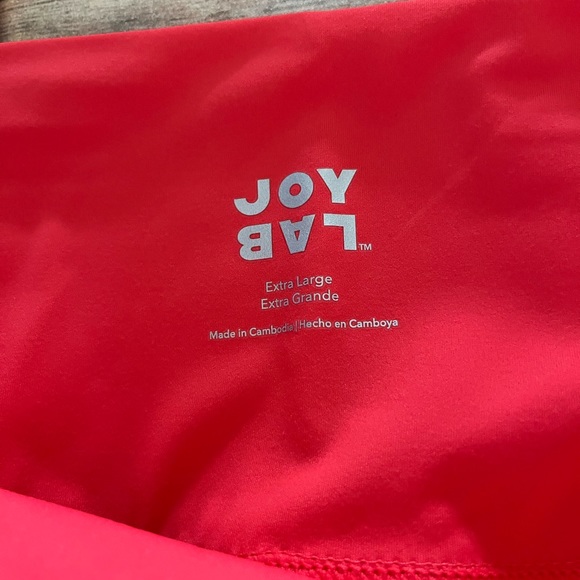 NWT Joy Lab Orange High Rise Extra Long Flare Slit Leg Legging Size XL - Picture 9 of 15